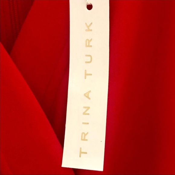 NWT! Trina Turk Red ♥️Jump Suit - Picture 6 of 9